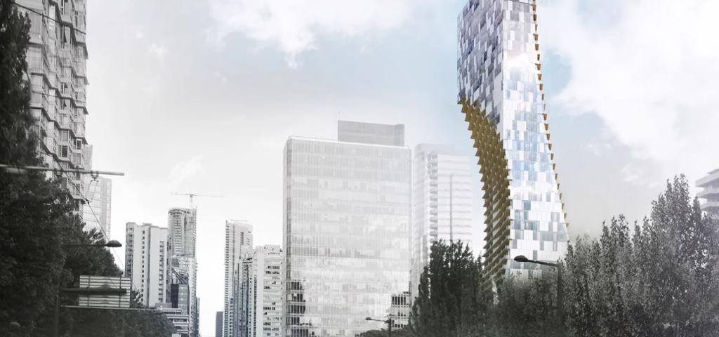 Kengo Kuma's 'alberni' tower in Vancouver ahead of upcoming completion